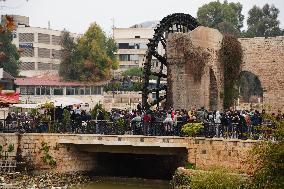 Celebrations Of Controlling Hama Continue In Al-Assi Square