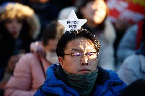 'Impeach Yoon Suk-yeol, Leader Of Treason, Immediately' Rally Demands Swift Action In South Korea