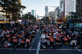 'Impeach Yoon Suk-yeol, Leader Of Treason, Immediately' Rally Demands Swift Action In South Korea