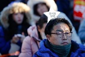 'Impeach Yoon Suk-yeol, Leader Of Treason, Immediately' Rally Demands Swift Action In South Korea