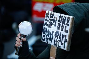 'Impeach Yoon Suk-yeol, Leader Of Treason, Immediately' Rally Demands Swift Action In South Korea