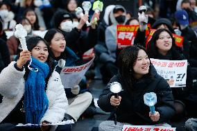 'Impeach Yoon Suk-yeol, Leader Of Treason, Immediately' Rally Demands Swift Action In South Korea