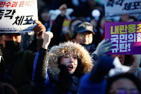 'Impeach Yoon Suk-yeol, Leader Of Treason, Immediately' Rally Demands Swift Action In South Korea