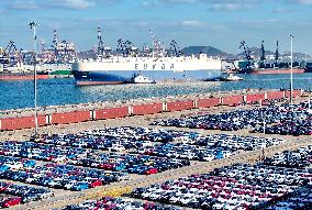 Vehicles Export From Yantai Port