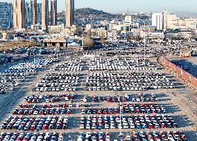 Vehicles Export From Yantai Port