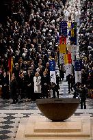 Start Of The First Mass For The Public Notre-Dame Cathedral - Paris