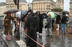 Atmosphere During First Mass For The Public Notre-Dame Cathedral - Paris