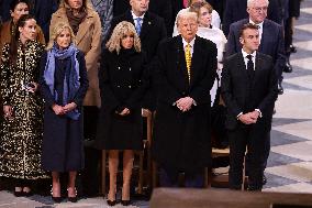 Official Reopening of Notre-Dame de Paris - Inside