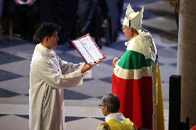 Official Reopening of Notre-Dame de Paris - Inside