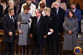 Official Reopening of Notre-Dame de Paris - Inside