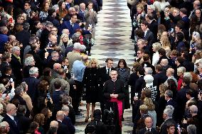 Official Reopening of Notre-Dame de Paris - Inside