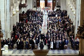 Official Reopening of Notre-Dame de Paris - Inside