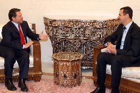 Bashar El Assad meets with King Abdullah II - Damascus