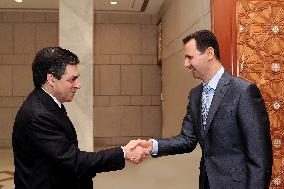 Bashar Al Assad receives Francois Fillon - Damascus