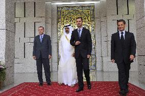 Nicolas Sarkozy Visits Syria Day 2 - Damascus