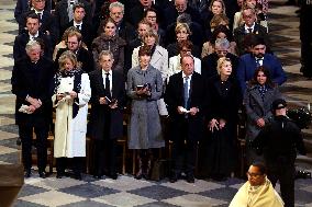 Official Reopening of Notre-Dame de Paris - Inside