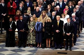 Official Reopening of Notre-Dame de Paris - Inside