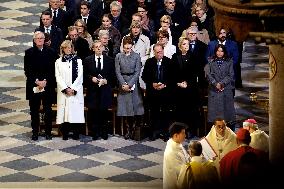 Official Reopening of Notre-Dame de Paris - Inside