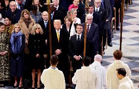 Official Reopening of Notre-Dame de Paris - Inside