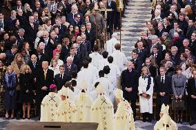 Official Reopening of Notre-Dame de Paris - Inside