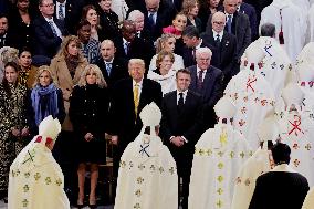 Official Reopening of Notre-Dame de Paris - Inside