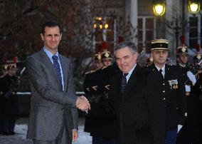 Bashar al-Assad receives by Bernard Accoyer National Assembly in Paris