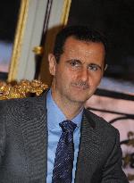 Bashar al-Assad receives by Bernard Accoyer National Assembly in Paris