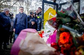 Dick Schoof At Scene Of Explosion - The Hague