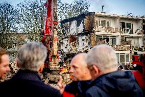 Dick Schoof At Scene Of Explosion - The Hague