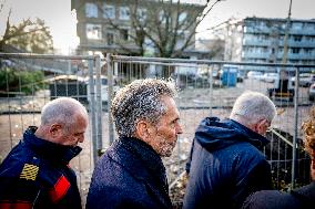 Dick Schoof At Scene Of Explosion - The Hague