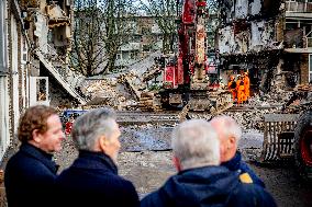 Dick Schoof At Scene Of Explosion - The Hague