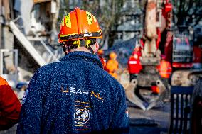 Dick Schoof At Scene Of Explosion - The Hague