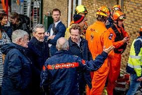 Dick Schoof At Scene Of Explosion - The Hague