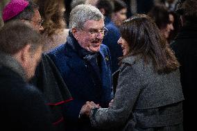 Official Reopening of Notre-Dame de Paris - Inside