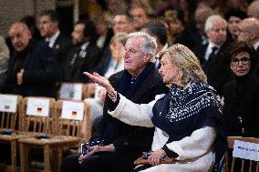 Official Reopening of Notre-Dame de Paris - Inside