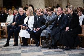 Official Reopening of Notre-Dame de Paris - Inside