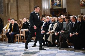 Official Reopening of Notre-Dame de Paris - Inside