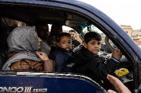 Displaced People Returned To Tal Rifaat - Syria