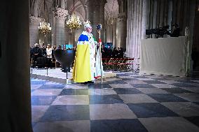 Official Reopening of Notre-Dame de Paris - Inside