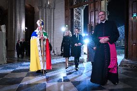 Official Reopening of Notre-Dame de Paris - Inside