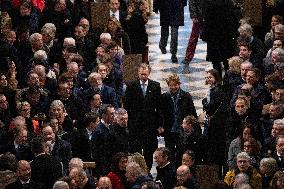 First Mass For The Public Notre-Dame Cathedral - Paris