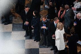 First Mass For The Public Notre-Dame Cathedral - Paris