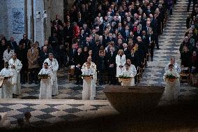 First Mass For The Public Notre-Dame Cathedral - Paris