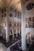 First Mass For The Public Notre-Dame Cathedral - Paris