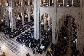 First Mass For The Public Notre-Dame Cathedral - Paris