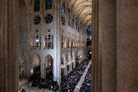 First Mass For The Public Notre-Dame Cathedral - Paris