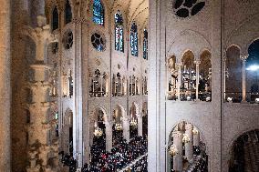 First Mass For The Public Notre-Dame Cathedral - Paris