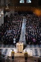 First Mass For The Public Notre-Dame Cathedral - Paris