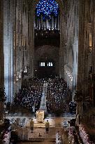 First Mass For The Public Notre-Dame Cathedral - Paris