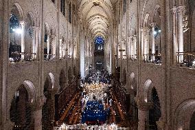 First Mass For The Public Notre-Dame Cathedral - Paris